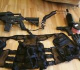 Paintbal markeris ir visa kita iranga